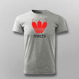 Mirchi Hindi Slogan T-shirt For Men Online Teez