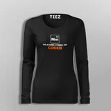 Mm Periodic Cookie Funny Full Sleeve T-Shirt For Women Online India