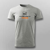 Mm The Atomic Symbol For Cookie Funny T-Shirt For Men