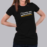 Mobile App Developer T-Shirt For Women online india