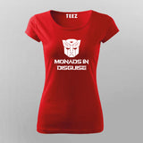 Monads In Disguise Programmer T-Shirt For Women