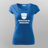 Monads In Disguise Programmer T-Shirt For Women