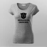 Monads In Disguise Programmer T-Shirt For Women