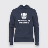 Monads In Disguise Programmer Hoodies For Women