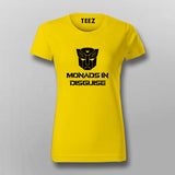 Monads In Disguise Programmer T-Shirt For Women Online India