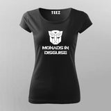 Monads In Disguise Programmer T-Shirt For Women Online Teez