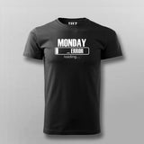 Monday Loading Error Message T-shirt For Men Online teez