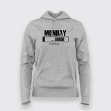 Monday Loading Error Message T-Shirt For Women