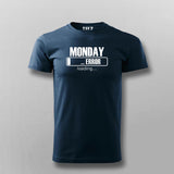 Monday Loading Error Message  T-shirt For Men