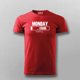 Monday Loading Error Message  T-shirt For Men