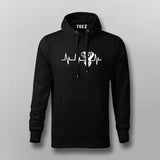 Motorcycle Engine Heartbeat Hoodies For Men Online India
