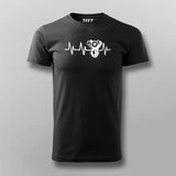 Motorcycle Engine Heartbeat T-Shirt India