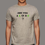 Are You A 1 Or A 0? Mr Robot T-Shirt For Men