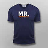Mr know It All Funny Attitude T-Shirt For Men