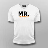 Mr know It All Funny Attitude T-Shirt For Men