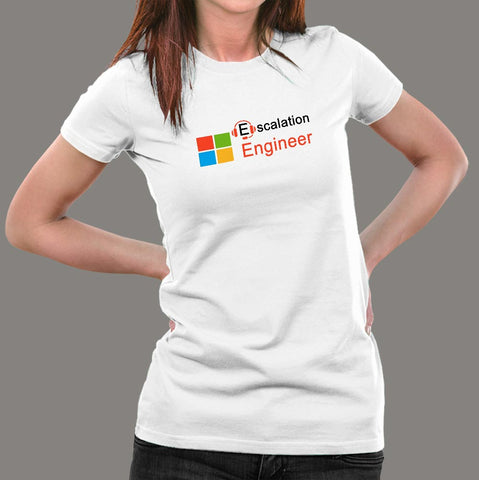 Microsoft Escalation Engineer Women’s Profession T-Shirt