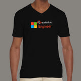 Microsoft Escalation Engineer Men’s Profession V Neck T-Shirt Online