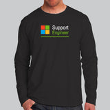 Microsoft Support Engineer Men’s Full Sleeve T-Shirt India