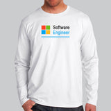 Microsoft Software Engineer Men’s Full Sleeve T-Shirt Online India
