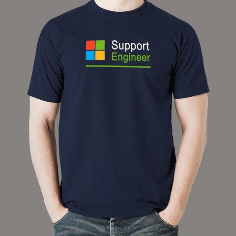 Microsoft Support Engineer Men’s Profession T-Shirt Online India