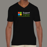 Microsoft Support Engineer Tee - Solving With Care