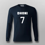 Dhoni Full Sleeve T-Shirt For Men In India