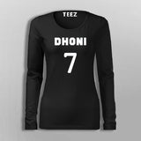 Ms Dhoni T-Shirt For Women