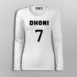 Dhoni Full Sleeve T-Shirt For Women Online