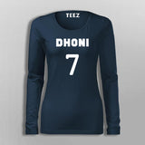 Ms Dhoni T-Shirt For Women