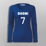 Ms Dhoni T-Shirt For Women