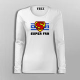 Ms Dhoni Super Fan Full Sleeve T-Shirt For Women Online India