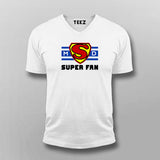 Ms Dhoni Super Fan V Neck T-Shirt In India