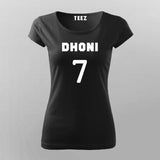 Ms Dhoni T-Shirt For Women