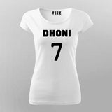 Ms Dhoni T-Shirt For Women