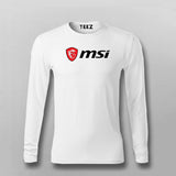 Msi Gaming Full Sleeve T-Shirt For Men Online India