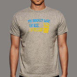My Bucket List: Ice And Beer T-Shirt For Men