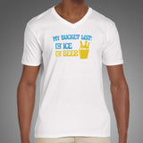 My Bucket List: Ice And Beer T-Shirt For Men