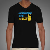 Beer V Neck T-Shirt For Men Online India