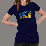 My Bucket List: Ice And Beer T-Shirt For Women