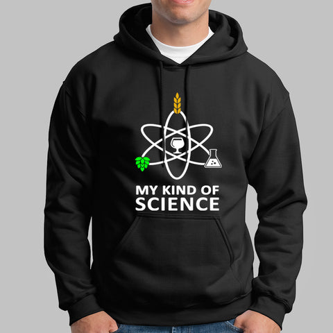 My Kind Of Science Beer Brewing Hoodies For Men