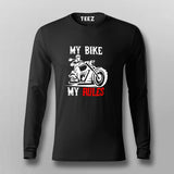 My Bike My Rules Full Sleeve T-Shirt India