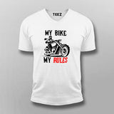 My Bike My Rules V Neck T-Shirt Online