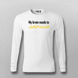 Brain Defrag Needed: Tech Guru T-Shirt