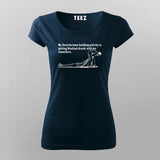 My Favorite Team Building Activity Is Getting Blackout Drunk With My Cowokers Funny GymT-shirts  For Women