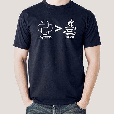 Python > Java Developer T-Shirt - Code in Style