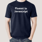 Fluent in JavaScript [JS] Men's Programming T-shirt online india