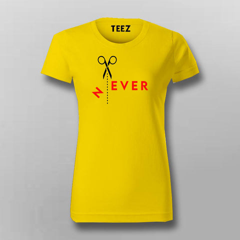 N EVER Motivate T-Shirt For Women Online India