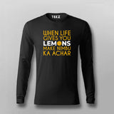 NIMBU KA ACHAR Full Sleeve For Men Online Teez