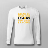 Nimbu Ka Achar Fanatic T-Shirt for Men