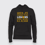 NIMBU KA ACHAR Hoodies For Women Online India